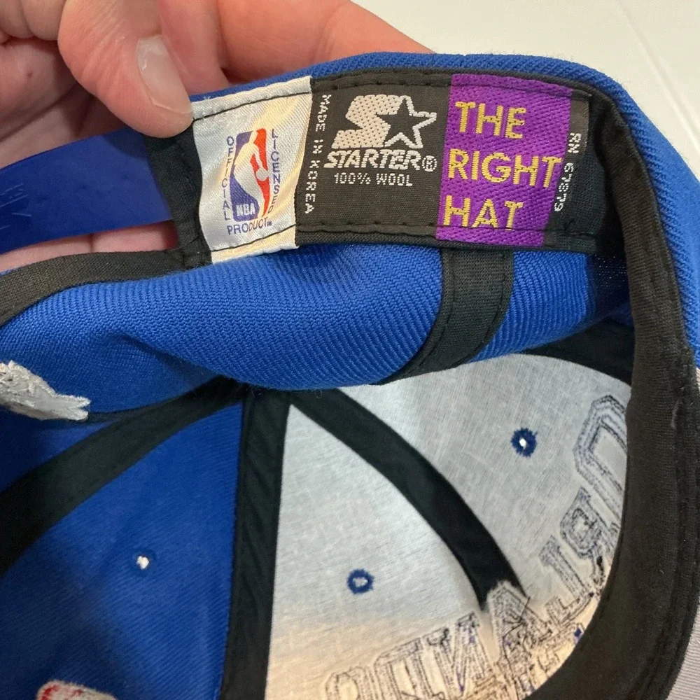 VTG Starter Orlando Magic 90s Hat OSFA Blue Wool Snapback NBA Basketball NWT